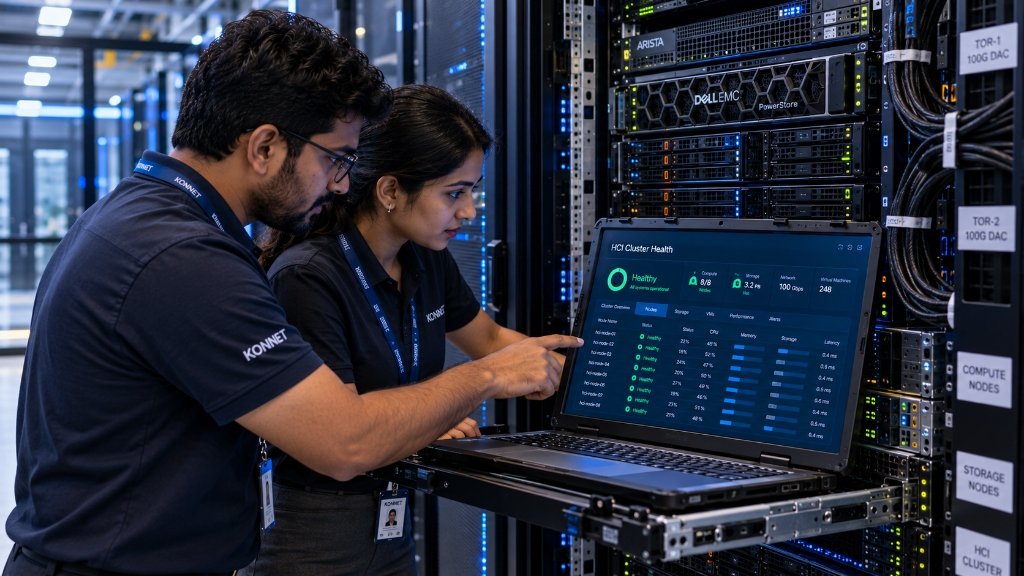 Integrated Compute and High-Speed Network Stacks