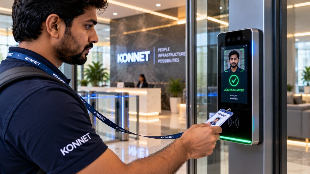 RFID Smart Card and Biometric Facial Recognition Door Access Readers