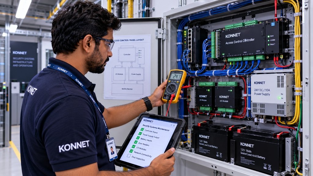 Turnkey Security System Commissioning and 24/7 AMC Panel Testing